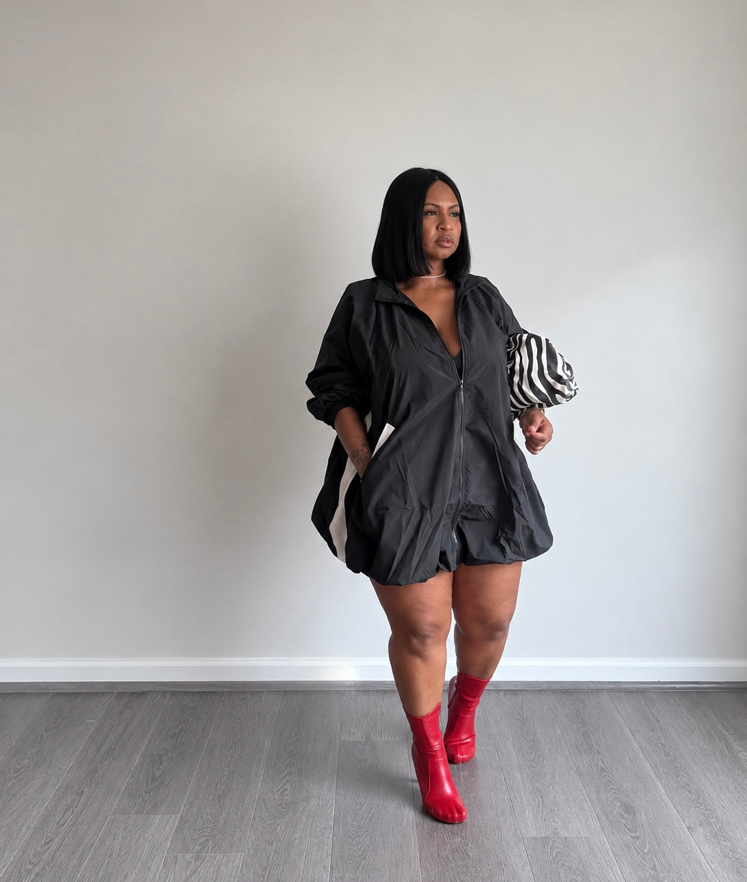 Casual windbreaker dress / jacket